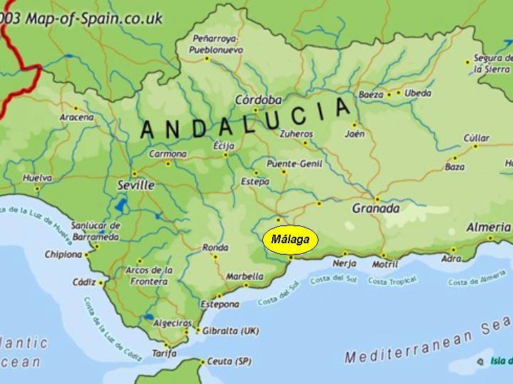Andalucia 2004/08 Malaga - 1 Karte